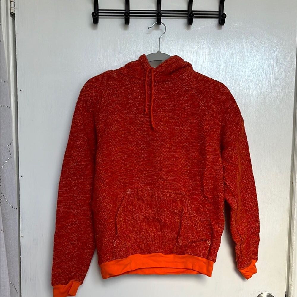 Budapest Orange Hooded Sweater